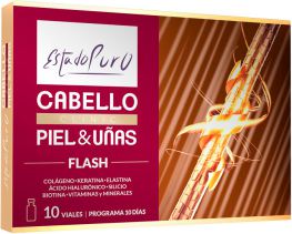 Pure State Cheveux Peau &amp; Ongles Flash 10 Flacons