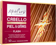 Pure State Cheveux Peau &amp; Ongles Flash 10 Flacons