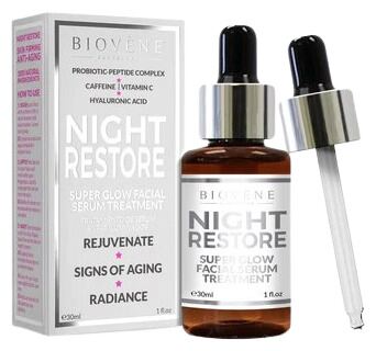 Biov&egrave;ne Soin S&eacute;rum Visage Super Glow Night Restore 30 ml