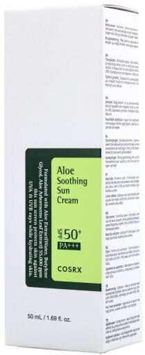 COSRX Cr&egrave;me Solaire Apaisante &agrave; l'Aloe SPF50+ 50 ml