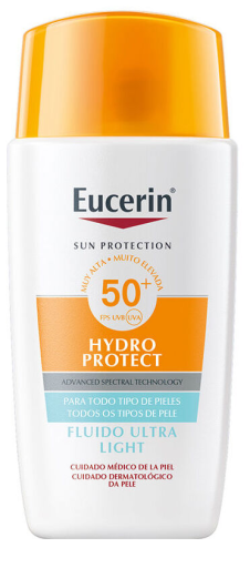 Eucerin Protection Solaire Fluide Ultra L&eacute;ger SPF 50+ 50 ml