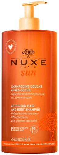 Nuxe Shampoing et Gel Douche Apr&egrave;s Soleil 750 ml