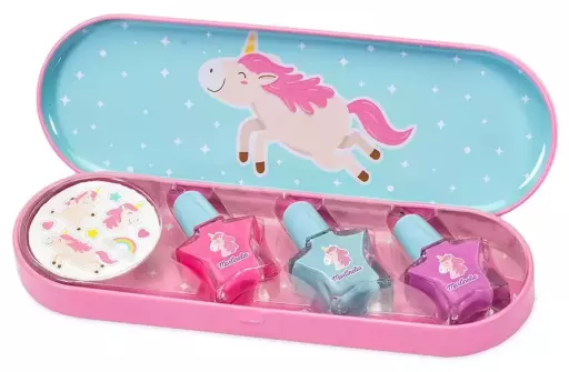 Vernis &agrave; Ongles Licorne + Autocollants 4 Pi&egrave;ces