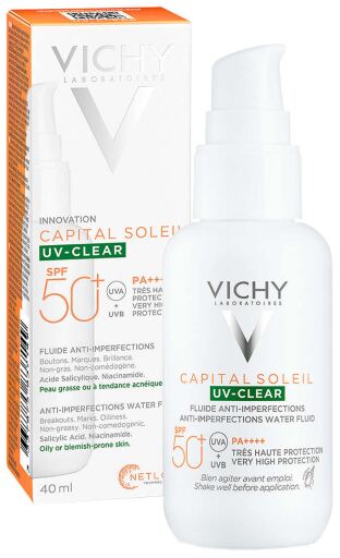 Vichy Capital Soleil Uv Clear S&eacute;rum Anti-Imperfections SPF 50+ 40 ml
