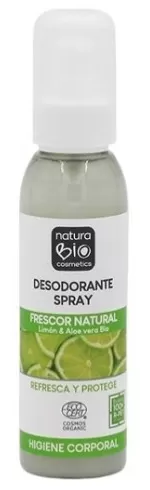 NaturaBIO Cosmetics D&eacute;odorant Spray Fra&icirc;cheur Naturelle 100 ml