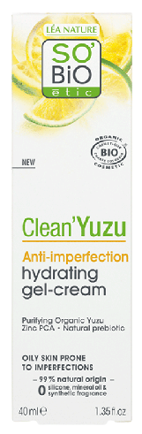 SO'BiO &eacute;tic Clean Yuzu Gel Nettoyant Anti-Imperfections 200 ml