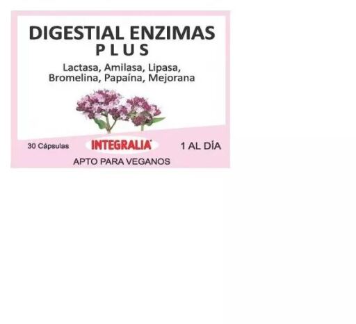 Enzymes digestives Plus 30 capsules.