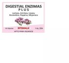 Enzymes digestives Plus 30 capsules.