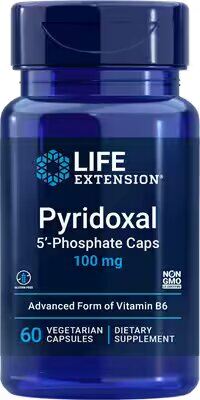 Life Extension Pyridoxal 5 Phosphate 20 mg 150 G&eacute;lules V&eacute;g&eacute;tariennes