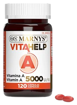 Marnys Vitahelp Vitamine A 5000 UI 120 G&eacute;lules