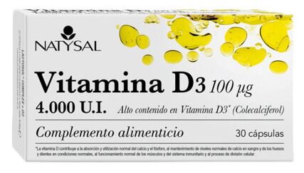 Vitamine D3 4000Ui 30 gélules