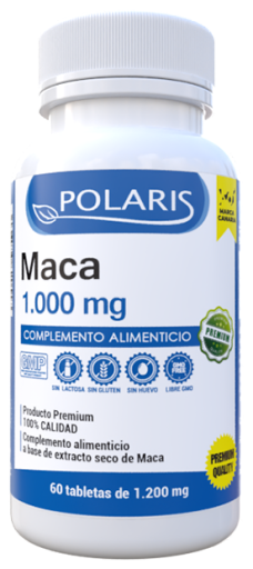 Polaris Maca 1000 mg 60 G&eacute;lules