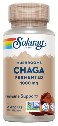 Solaray Chaga ferment&eacute; 60 capsules