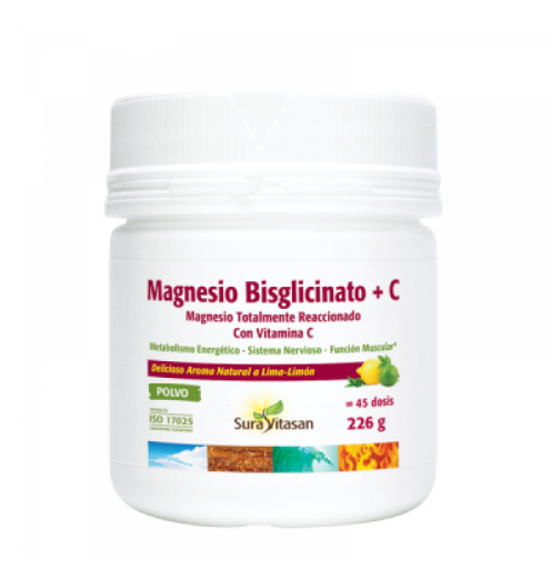 Bisglycinate de magnésium + C 226 gr