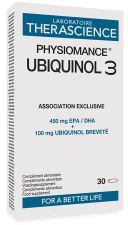 Physiomance Ubiquinol 3 30 G&eacute;lules