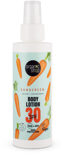 Lait Solaire Corporel à la Carotte SPF 30 150 ml