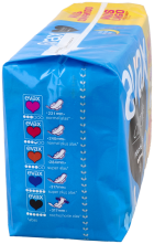 Serviettes hygiéniques de nuit en coton avec ailettes