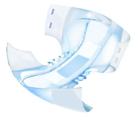 Incopack Couche pr&eacute;st&eacute;rile &eacute;lastique Super Night 80 unit&eacute;s