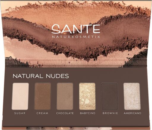 Sante Palette de fards &agrave; paupi&egrave;res 6 couleurs 6 gr