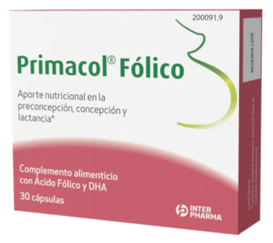Interpharma Primacol Folic 30 g&eacute;lules