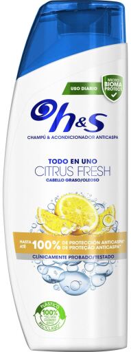 Shampoing tout-en-un aux agrumes frais