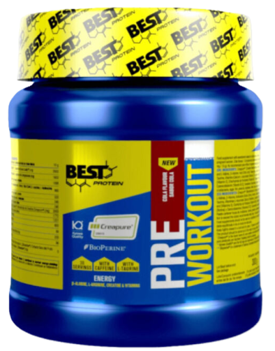 Best Protein Cola pr&eacute;-entra&icirc;nement 300g