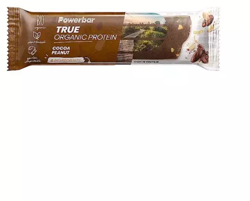 True Barre Protéinée Bio Cacahuète Cacao 45 gr