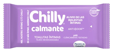 Chilly Lingettes Intimes Apaisantes 12 Unit&eacute;s