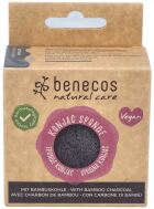 &Eacute;ponge Konjac Bambou Noir Purifiante Soin Naturel - Peau Grasse