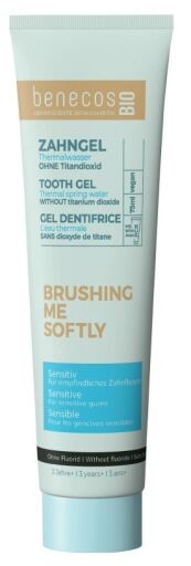 Benecos Dentifrice Bio Sensitive &agrave; l'Eau Thermale sans Fluor 75 ml