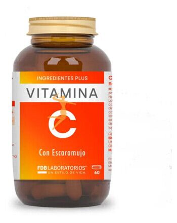 FDB Laboratorios Vitamine C 1000 mg avec cynorrhodon, 60 comprim&eacute;s