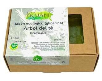 Kijani Savon en barre &agrave; l'arbre &agrave; th&eacute; 80 gr