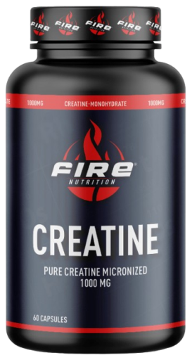 Fire Nutrition Cr&eacute;atine Pure 1000 mg 60 G&eacute;lules