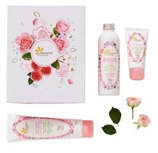Fleurance Nature Coffret Pink Milk Corp + Eau Micellaire + Cr&egrave;me Hydratante