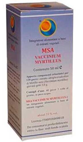 Herboplanet Msa Vaccinium Myrtillus Bourgeons de Myrtille 50 ml