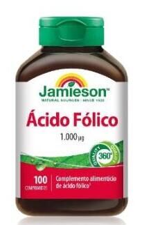 Acide folique 1000 mcg 100 comprim&eacute;s