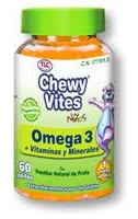 Chewy Vites Omega 3 Enfants 60 Unit&eacute;s