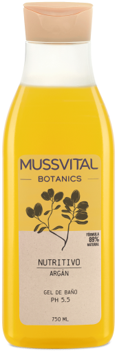 Mussvital Gel de bain Botanics Argan 750 ml