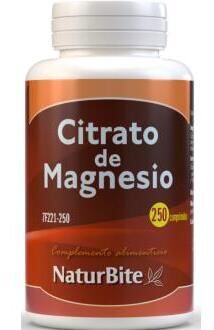 Naturbite Citrate de magn&eacute;sium 250 comprim&eacute;s