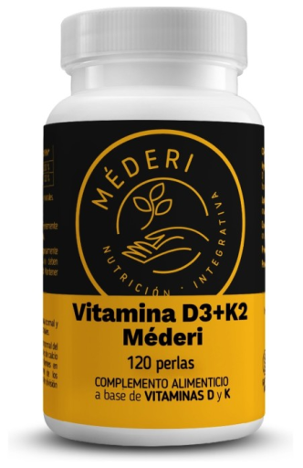 M&eacute;deri Nutrici&oacute;n Integrativa Vitamine D3 + K2 120 perles