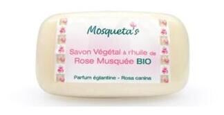 Mosqueta's Savon pour les mains &agrave; la rose musqu&eacute;e 125 g