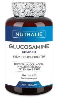 Complexe glucosamine MSM + chondro&iuml;tine 120 comprim&eacute;s