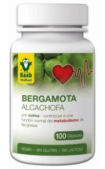 Raab Vitalfood Bergamote Artichaut 100 Capsules