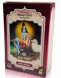 Radhe Shyam Henn&eacute; Color Poudre Teinture Botanique Acajou Intense 100 gr