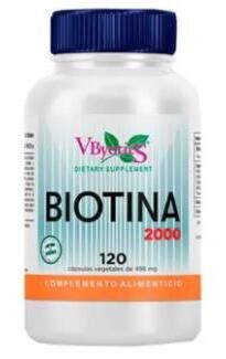 Vbyotics Biotine 2000 mcg 120 G&eacute;lules V&eacute;g&eacute;tales