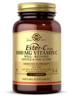 Solgar Ester C Plus 1000 mg 60 Comprim&eacute;s