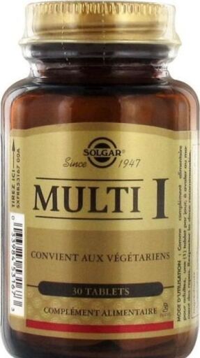 Solgar Multi-I 30 Comprim&eacute;s