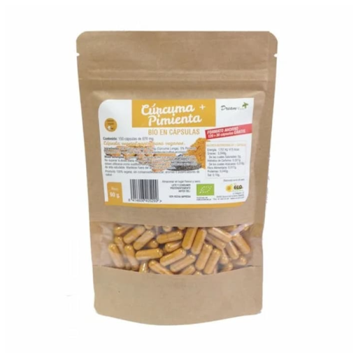 Dream Foods Curcuma+Poivre 150 G&eacute;lules