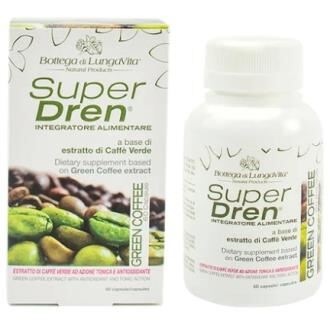 Capsules de Caf&eacute; Vert Super Drain 60 Capsules