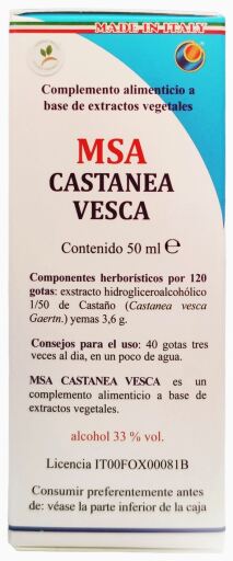 Herboplanet Msa Castanea Vesca Bourgeons 50 ml